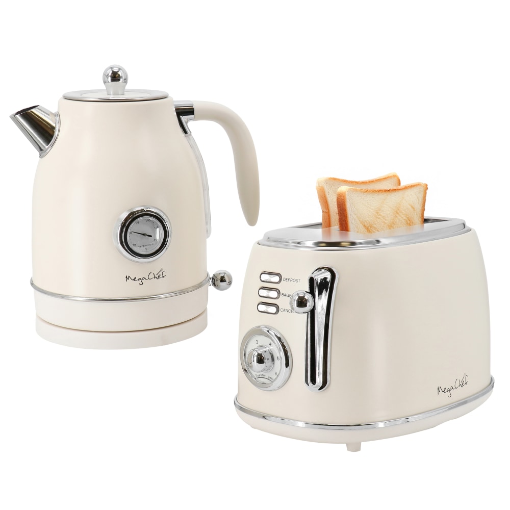 MegaChef 1.7 Quart Electric Tea Kettle and 2