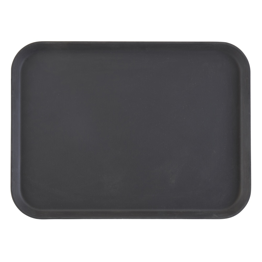 Cambro Rectangular Camtread Trays, 15" x 20", Black,
