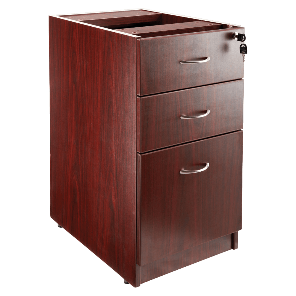 Lorell® Essentials 16"W Vertical 3-Drawer Fixed Pedestal