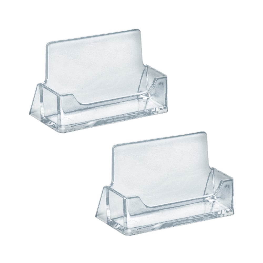 Azar Displays Business Card Holders, 2”H x 3-5/8”W