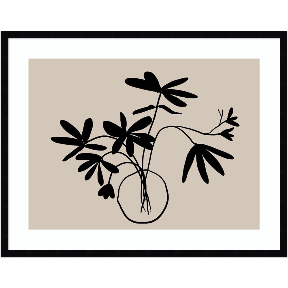 Amanti Art Beige Etchings III Poster by Urban