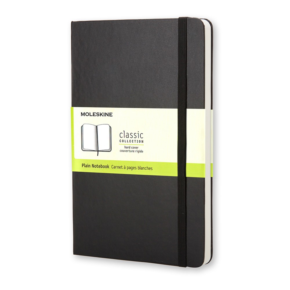Moleskine Classic Hard Cover Notebook, 3-1/2" x 5-1/2",