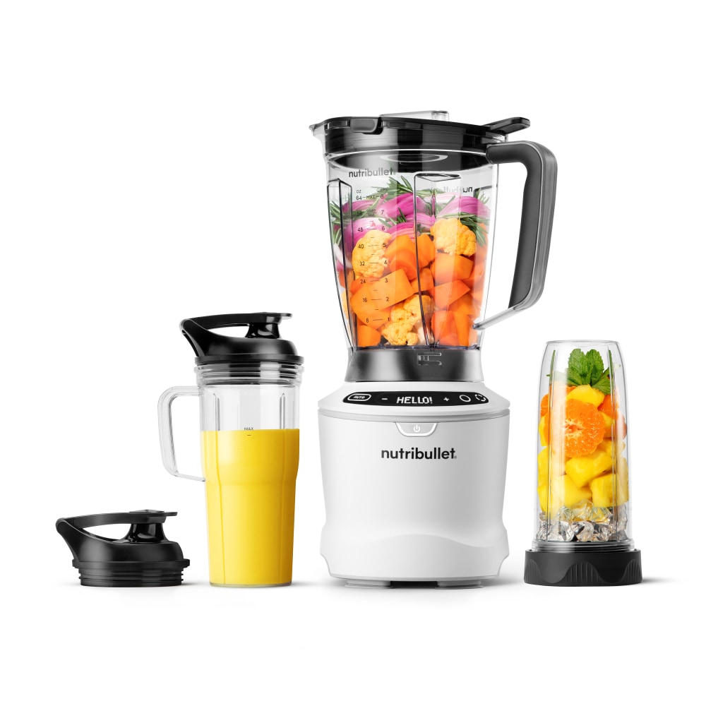 Nutribullet Pro Blender Combo, 64 Oz, Matte White,