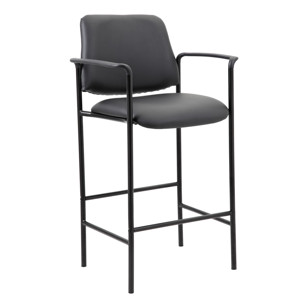 Boss Office Products Square Back Stool with Antimicrobial