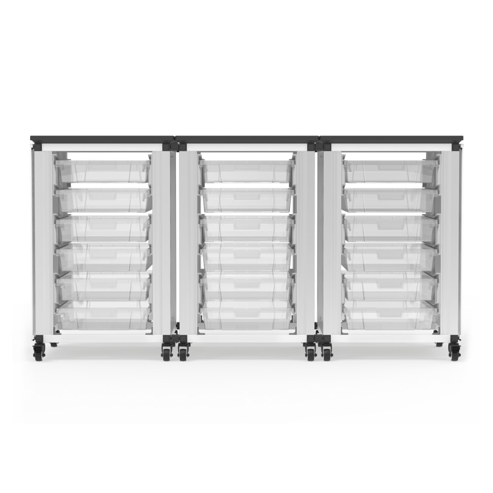 Luxor Modular Classroom Storage Cabinets, 18 Small Bins,