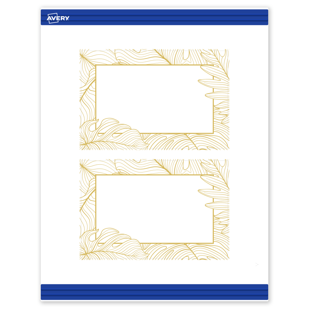 Avery® Printable Postcards With Sure Feed® Technology, 4"