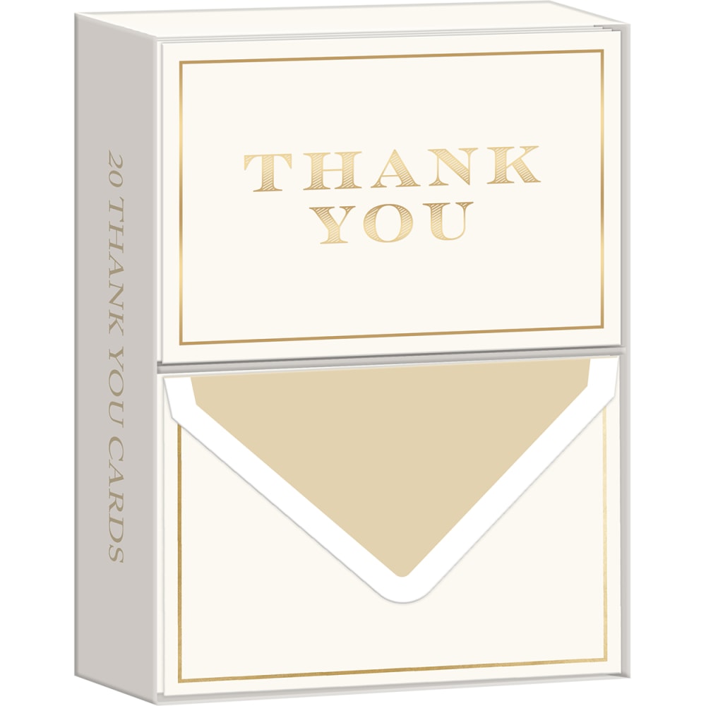 Lady Jayne Thank You Boxed Cards, 3-1/2" x