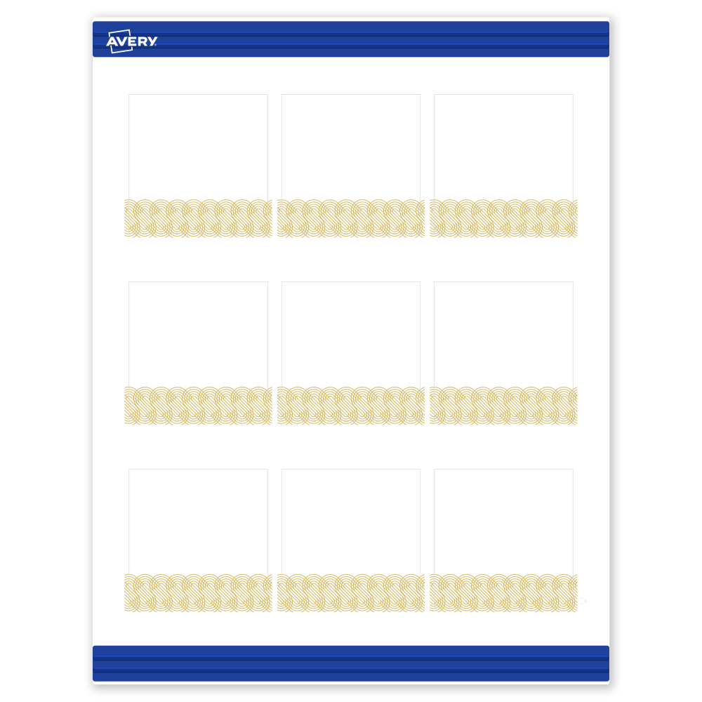 Avery® Printable Cards With Sure Feed® Technology, 2-1/2"