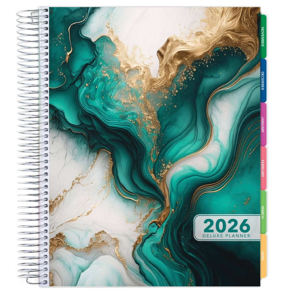 2026 Excello Brands Deluxe Daily/Weekly/Monthly Planner,