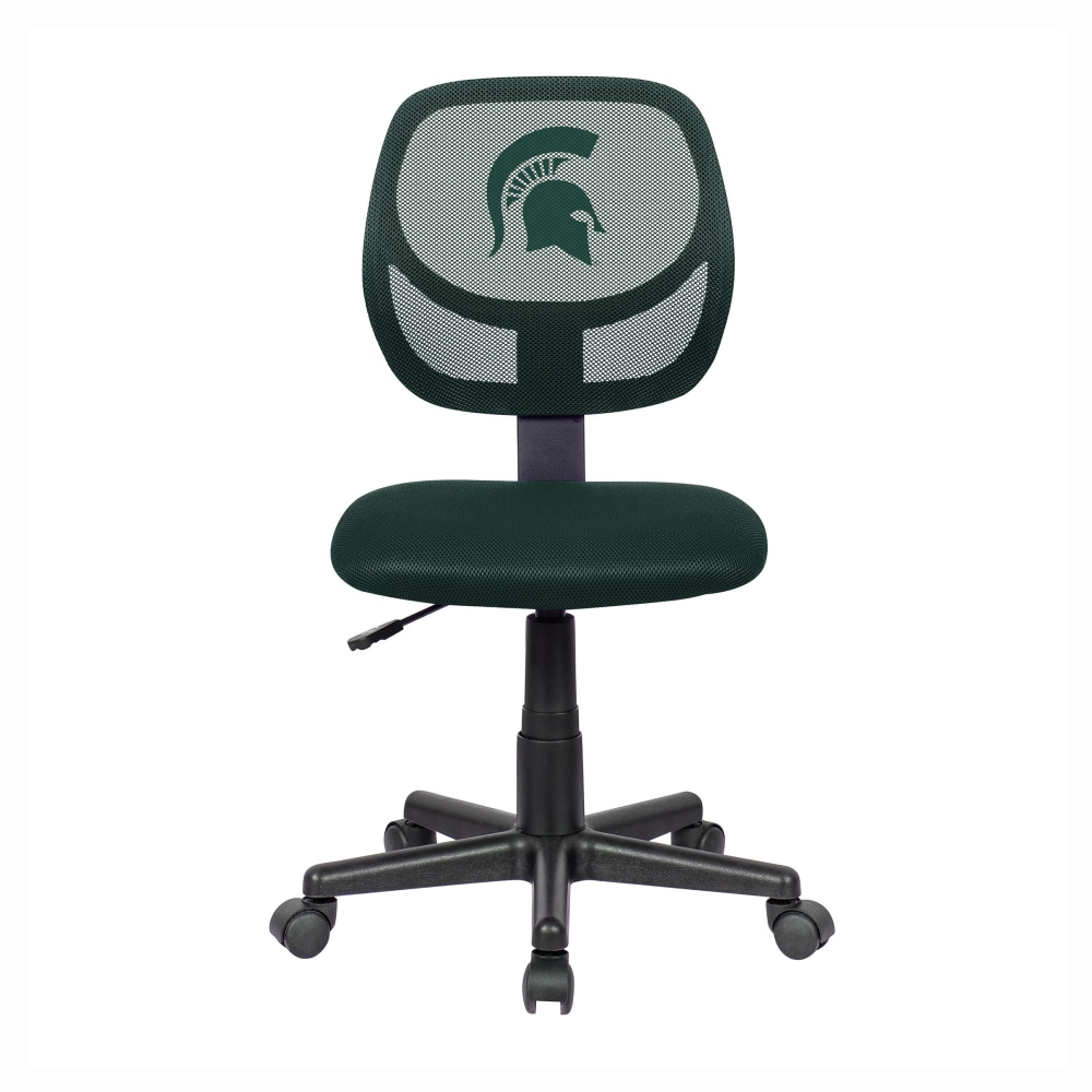 Imperial NCAA Mesh Mid-Back Armless Task Chair, Michigan