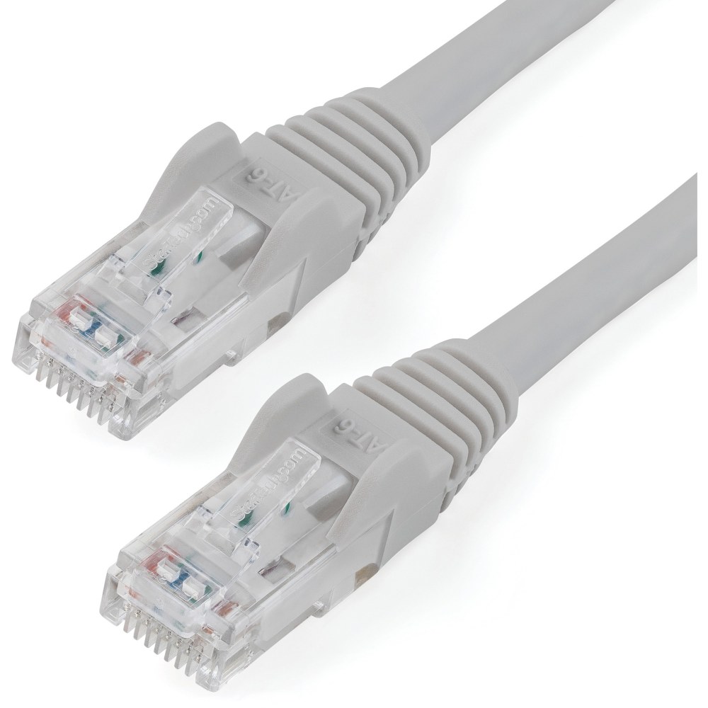 StarTech.com 50ft CAT6 Ethernet Cable - Gray Snagless