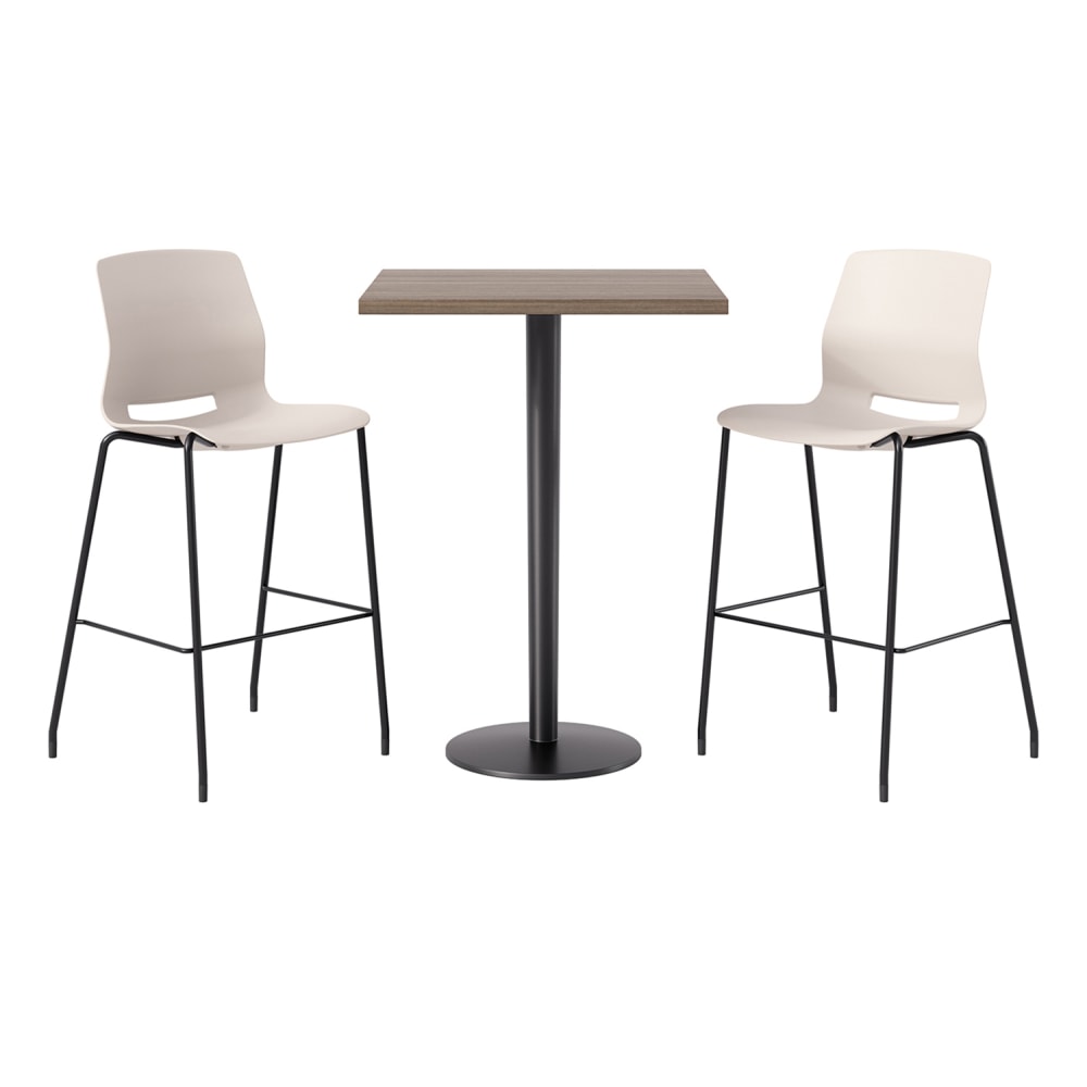 KFI Studios Proof Bistro Square Pedestal Table, Includes