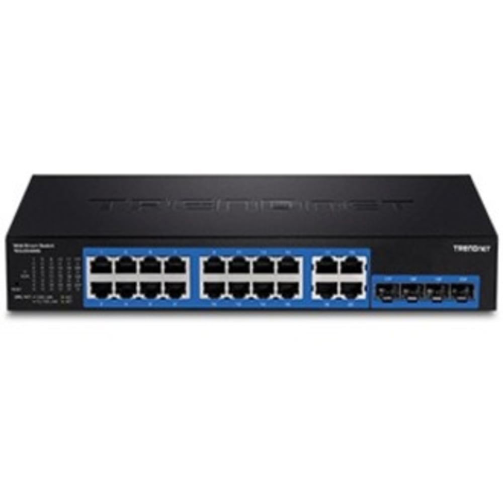 TRENDnet 20-Port Gigabit Web Smart Switch; 16x Gigabit