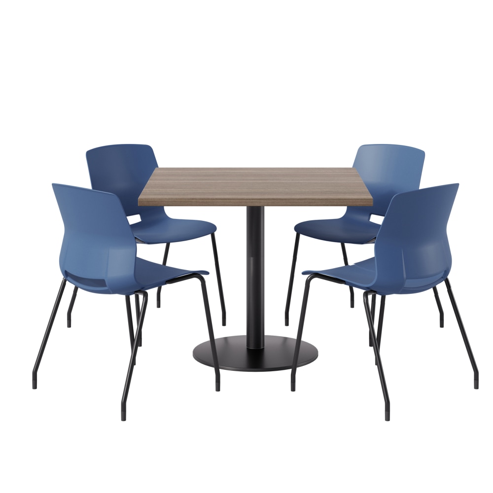 KFI Studios Proof Cafe Pedestal Table With Imme