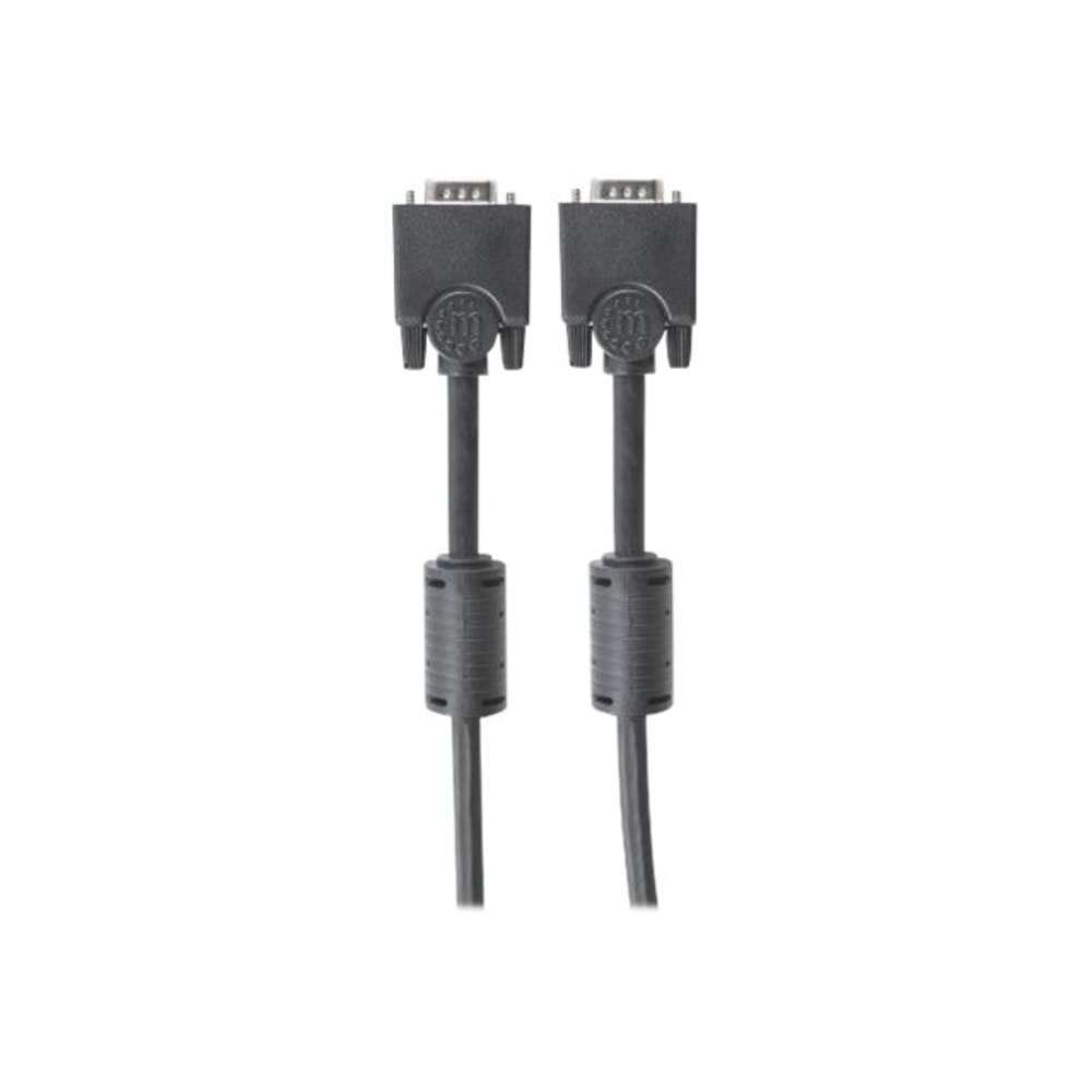 Manhattan VGA Monitor Cable (with Ferrite Cores), 3m,