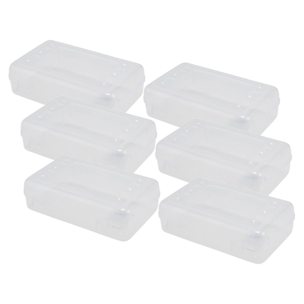 Advantus Pencil Boxes, 2-1/2”H x 8-1/2”W x 5-1/4”D,