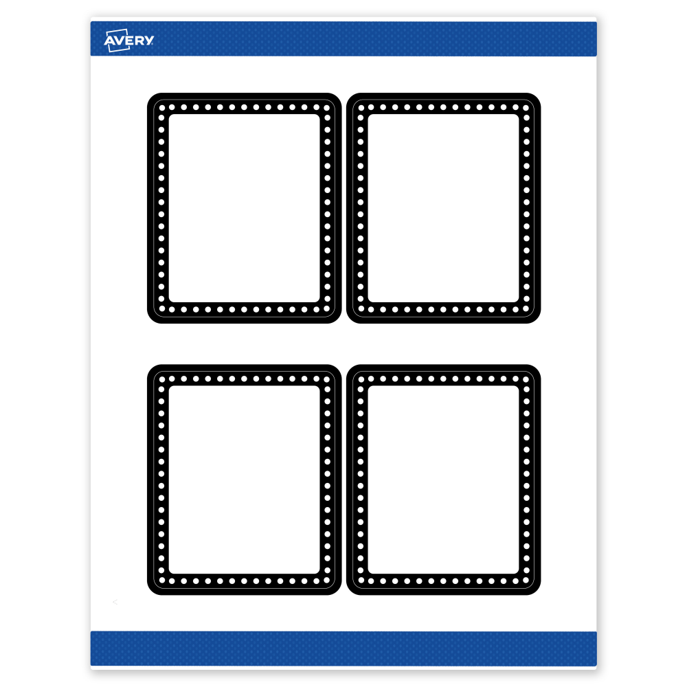 Avery® Print-To-The-Edge Labels With Sure Feed® Technology,