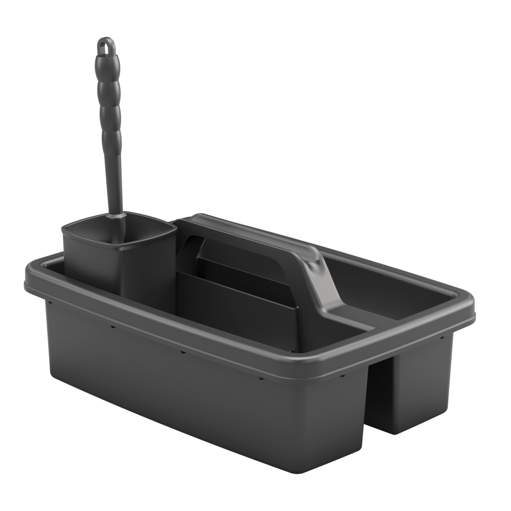 Suncast Commercial 3-Piece Toilet Brush Carry Caddy Kit,