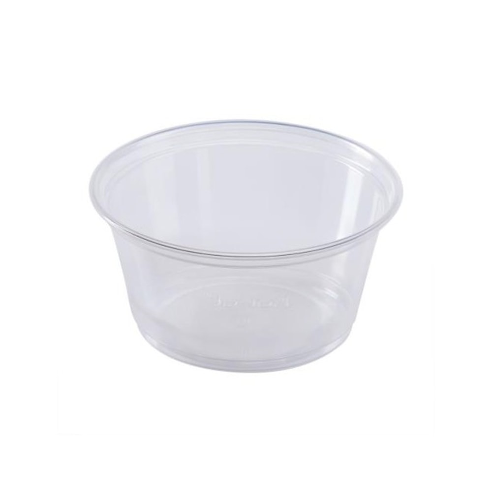 Karat Plastic Portion Cups, 3.25 Oz, Clear, Set