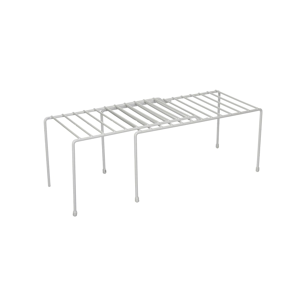 Better Houseware Expanding Steel Shelf, Medium, White