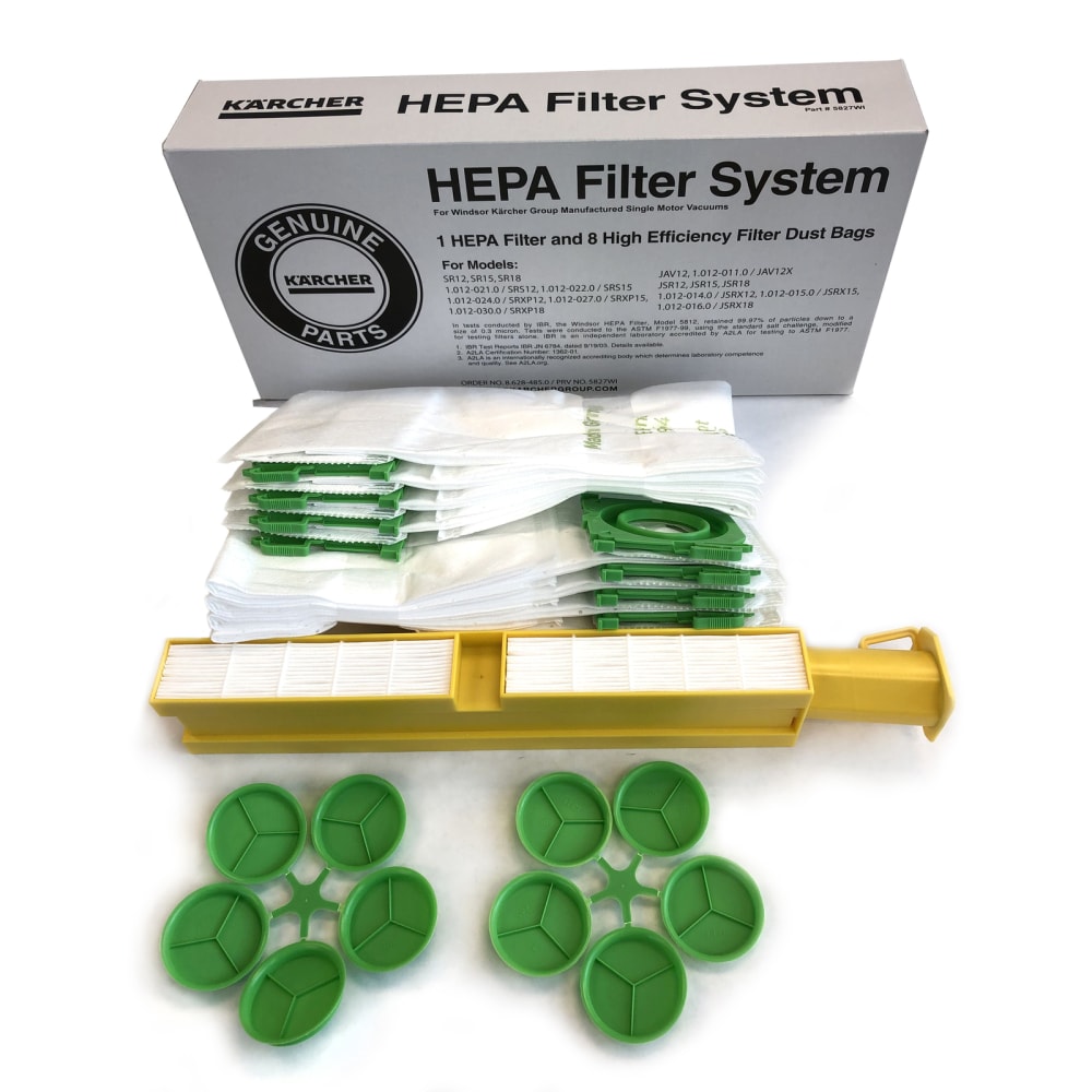 Karcher Sensor HEPA Filter Kit, 12” x 18”,