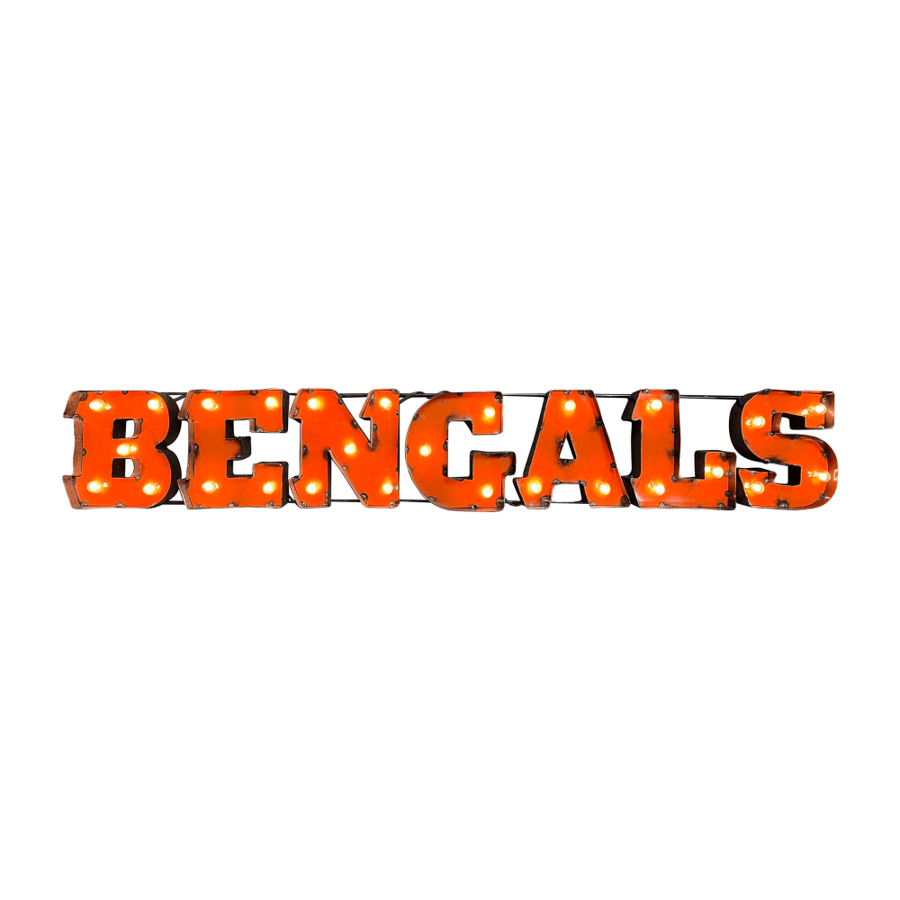 Imperial NFL Lighted Metal Sign, 9" x 47",