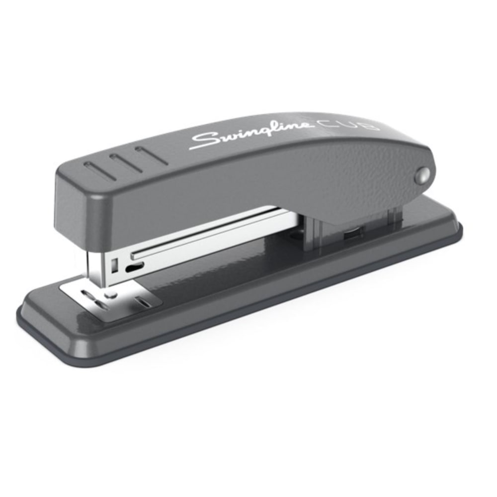 Swingline® Cub™ Compact Metal Stapler, Matte Black