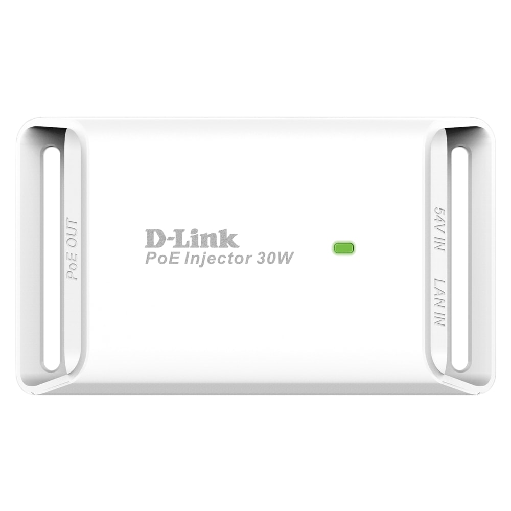 D-Link 1-Port Gigabit 802.3at PoE Injector - 54