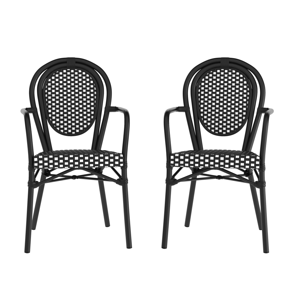 Flash Furniture 2 Pack Lourdes Indoor/Outdoor Commercial Thonet