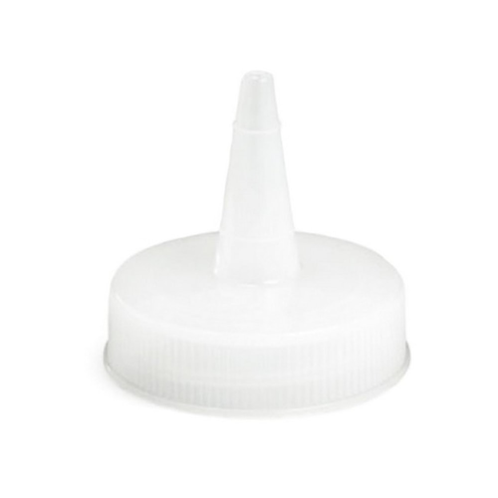 Tablecraft Squeeze Bottle Tops, 1 Oz, White, Pack