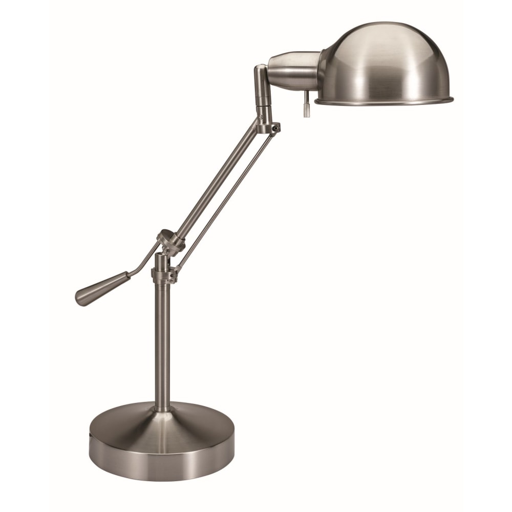 Victory Light Executive Desk Lamp, 24"H, Brushed Nickel
