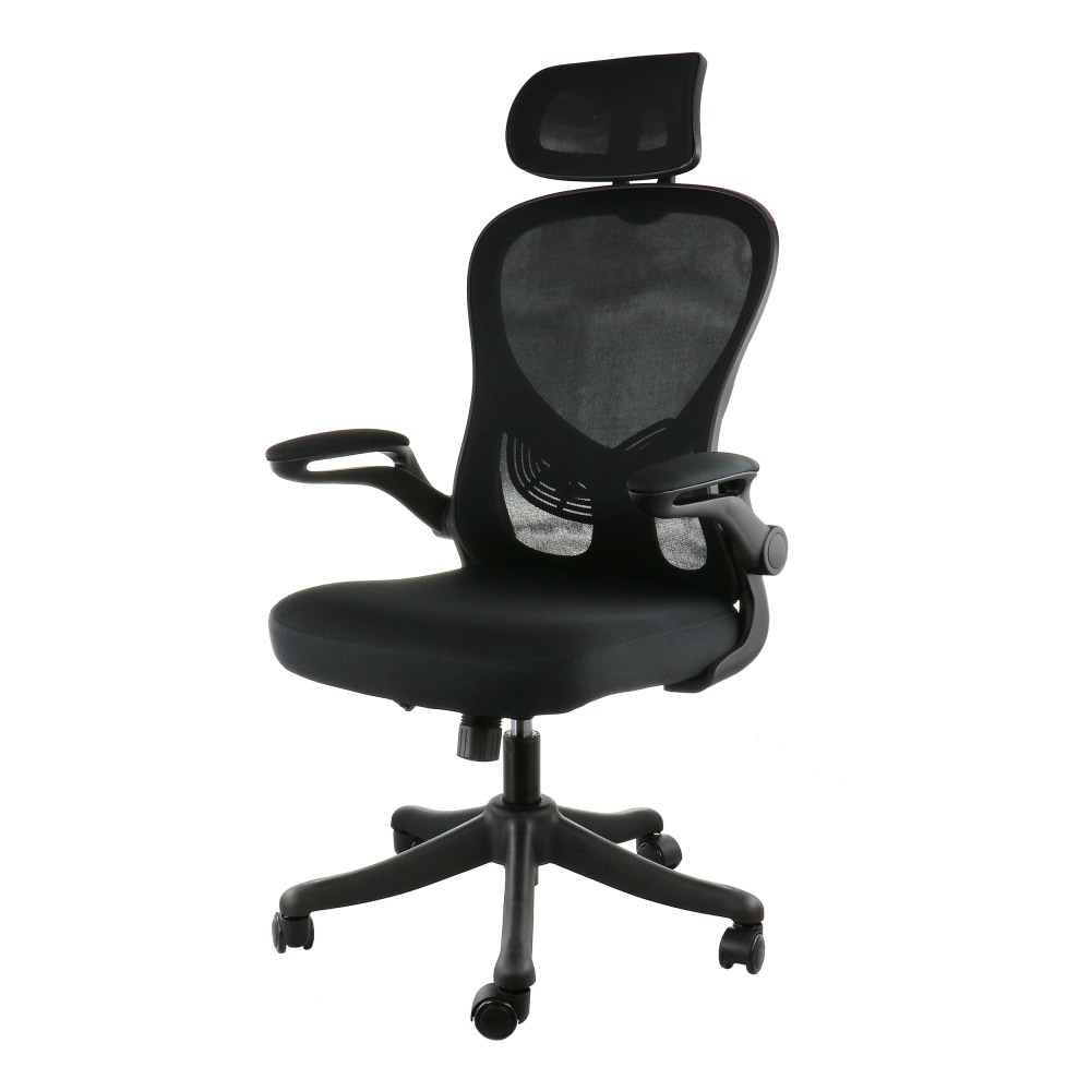 Elama Mesh/Fabric High-Back Adjustable Office Task Chair,
