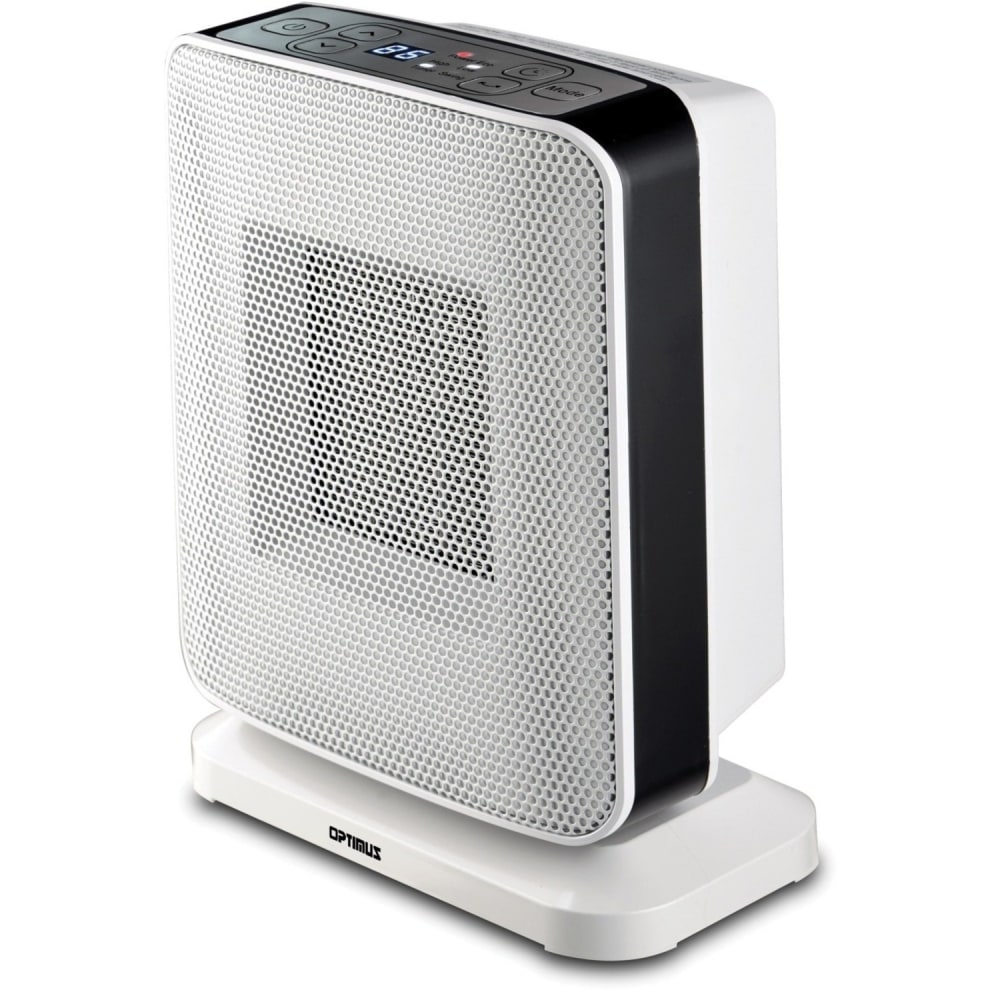 Optimus Portable Oscillation Ceramic Heater w/ Thermostat &