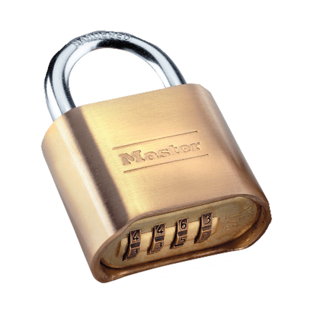 Master Lock® Resettable Combination Lock, Brass