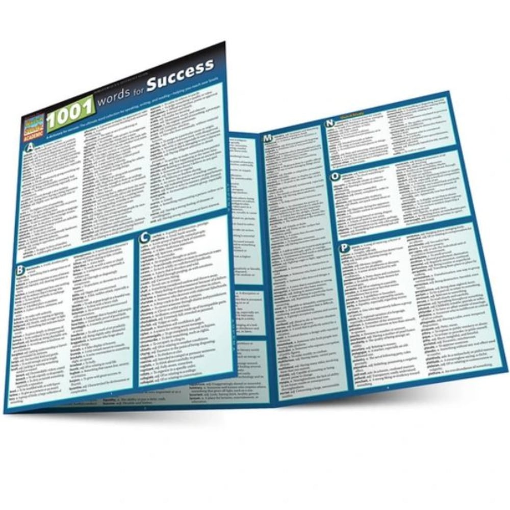 QuickStudy Guide, 1001 Words for Success, Total Qty