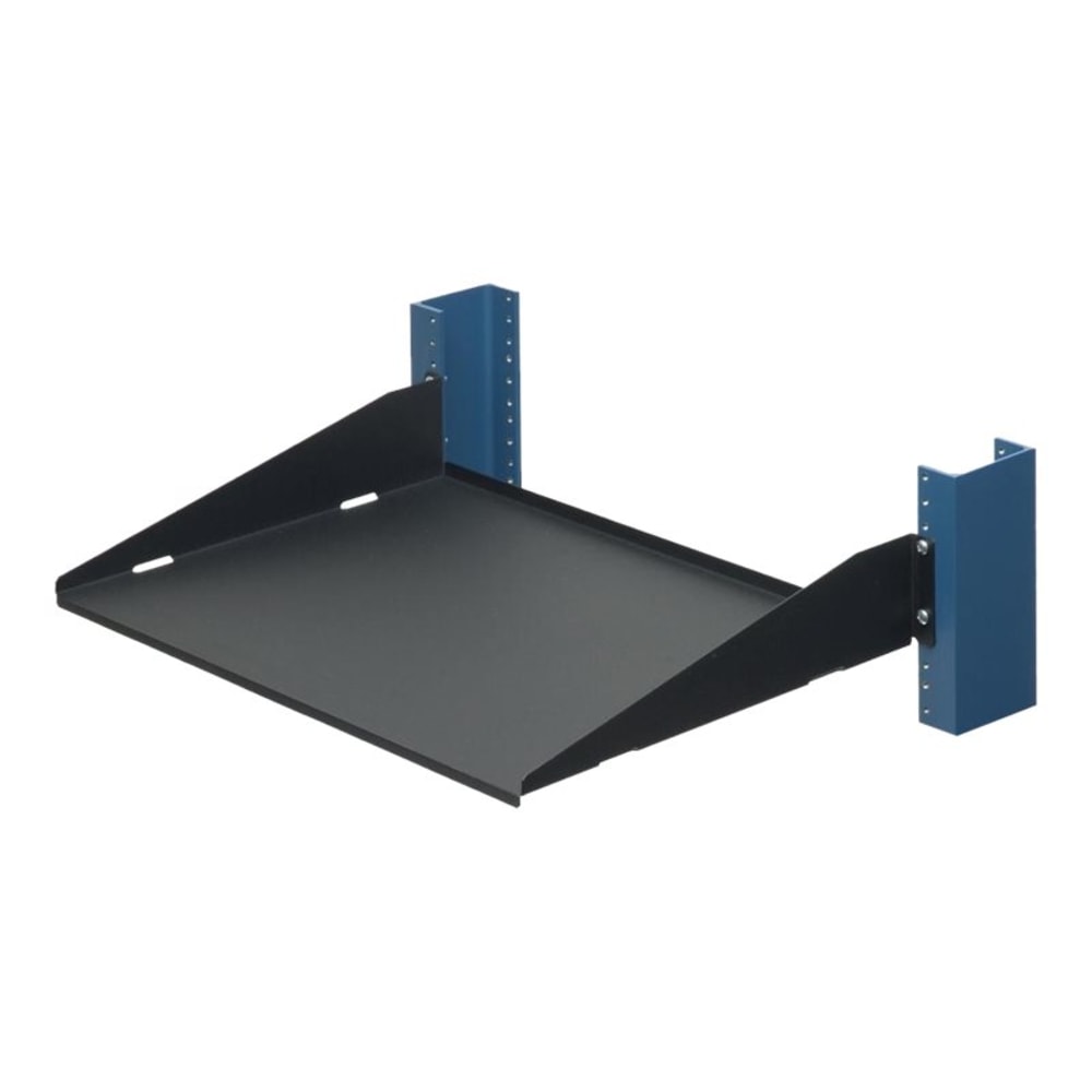 RackSolutions Rack shelf black 2U 19"