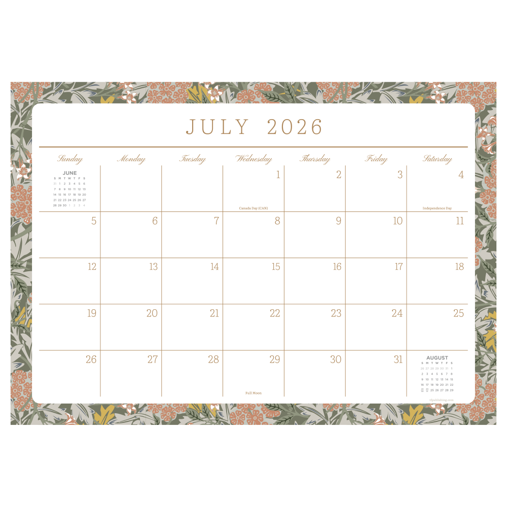 2026-2027, TF Publishing Artisan Legacy Medium Desk Pad