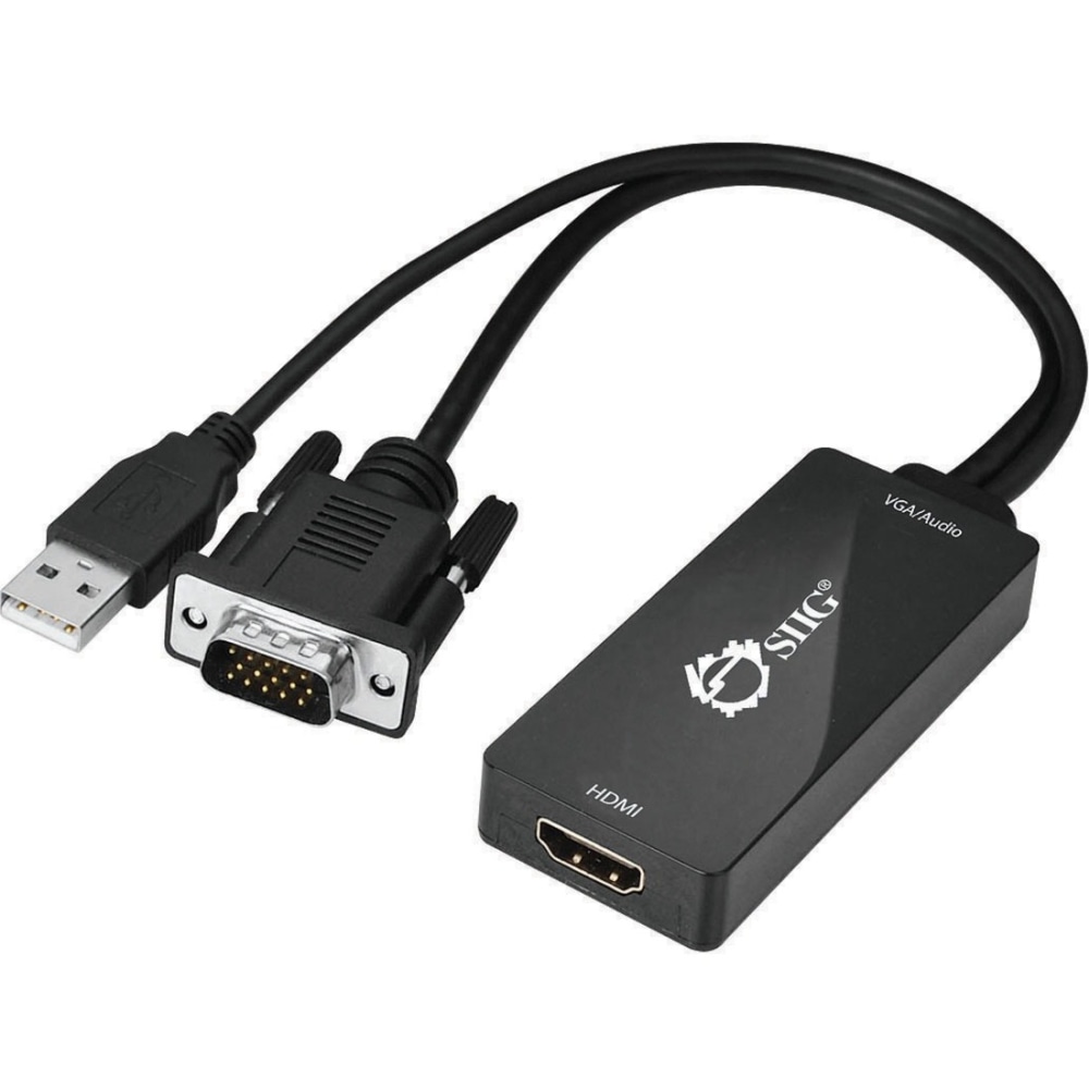 SIIG Portable VGA & USB Audio to HDMI
