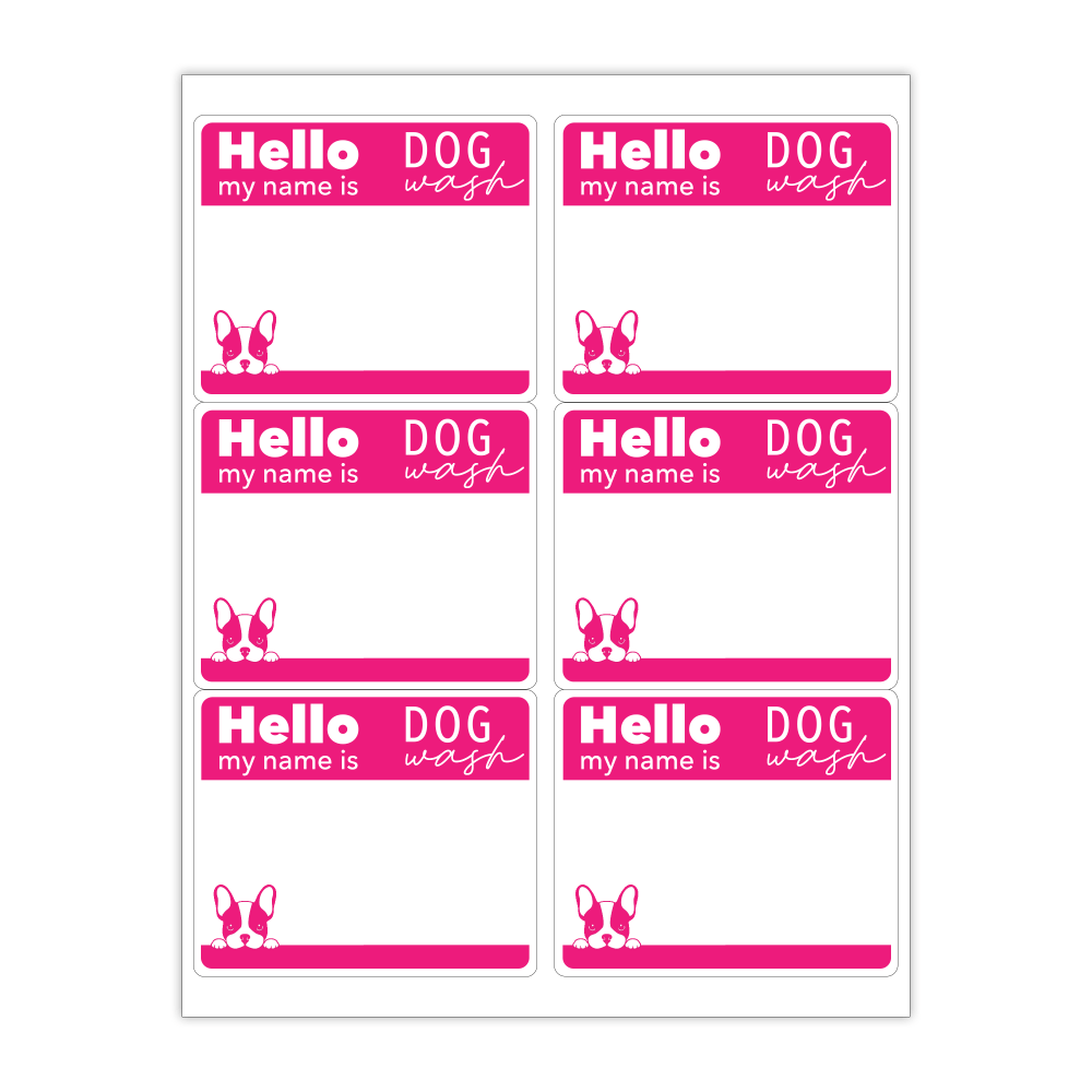 Custom Printed 1-Color Laser Sheet Labels And Stickers,