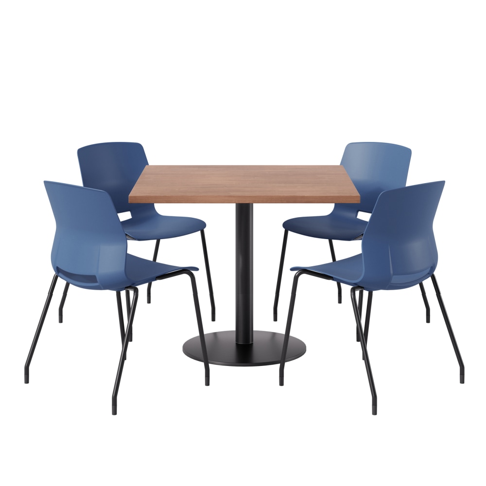 KFI Studios Proof Cafe Pedestal Table With Imme