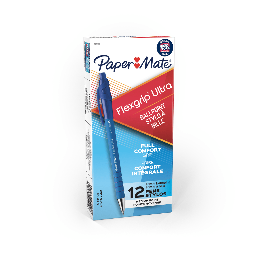 Paper Mate® FlexGrip Ultra™ Retractable Pens, Medium Point,