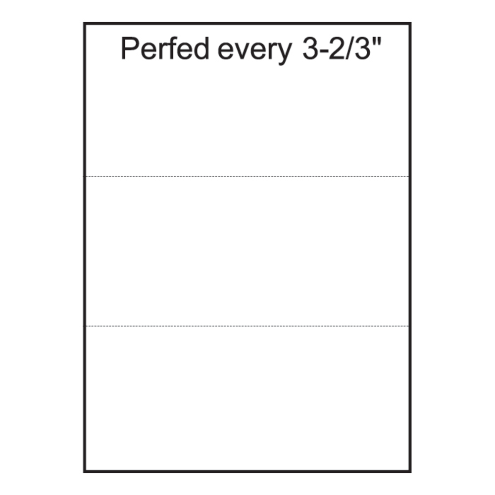 Willcopy Lettermark Custom Cut Sheets, 5 Reams, White,