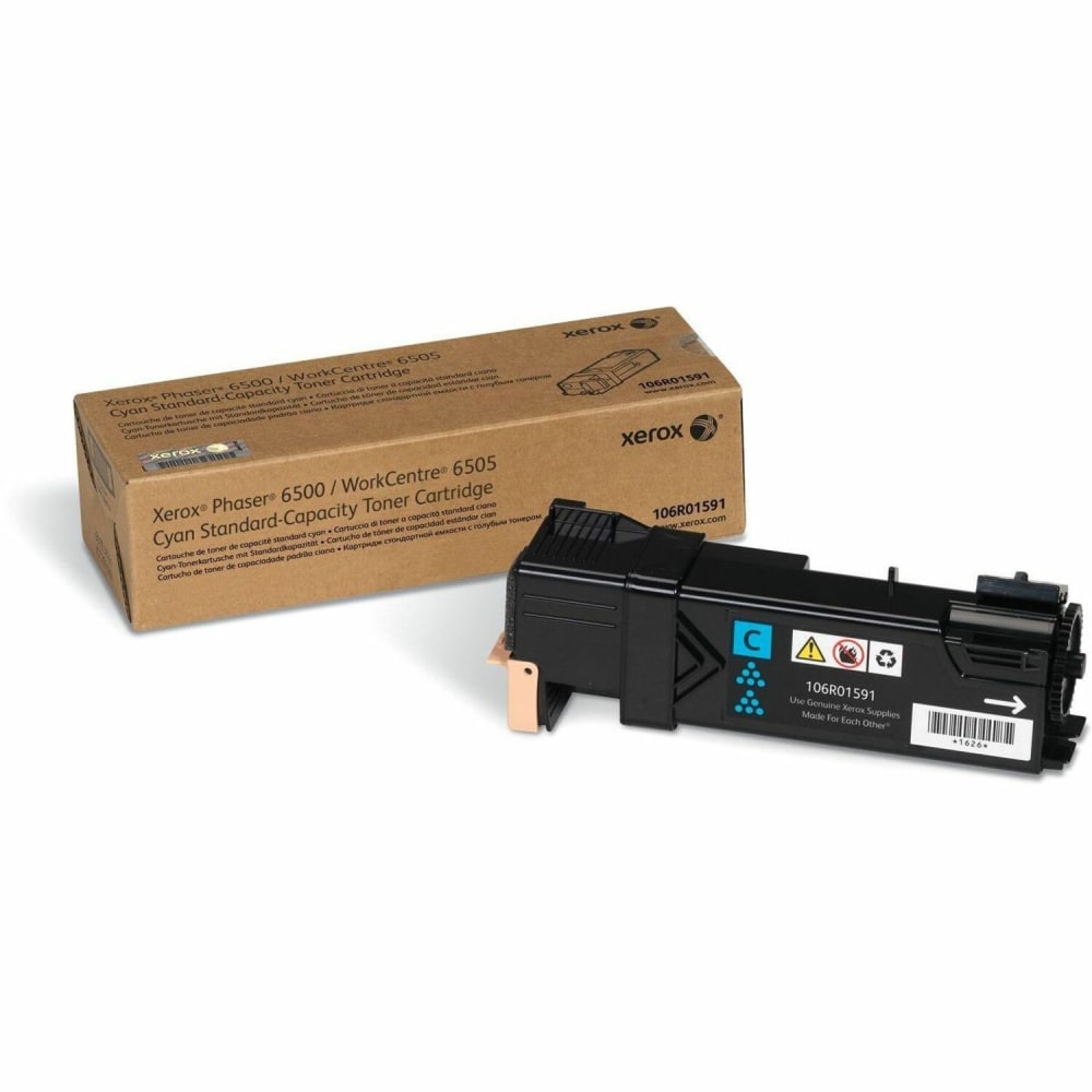 Xerox® 6500 Cyan Toner Cartridge, 106R01591