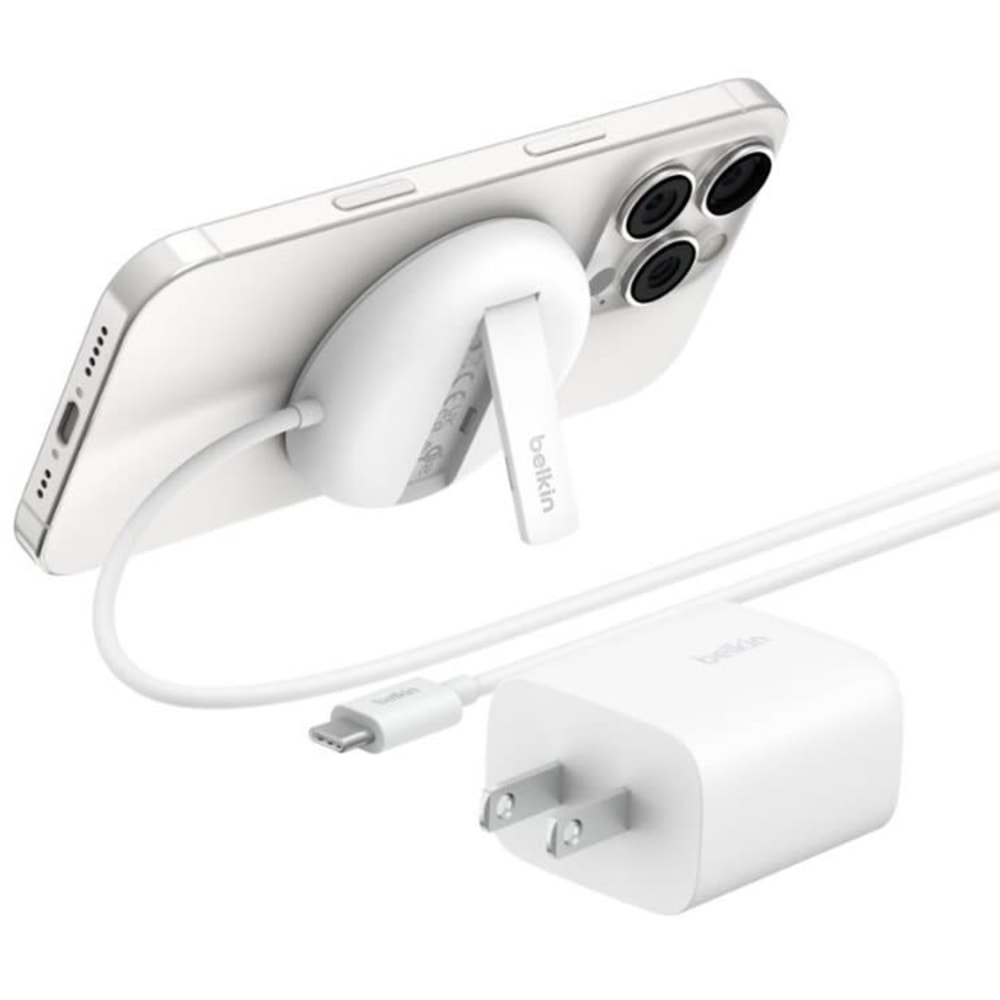 Belkin BoostCharge Magnetic Wireless Charging Pad, White,