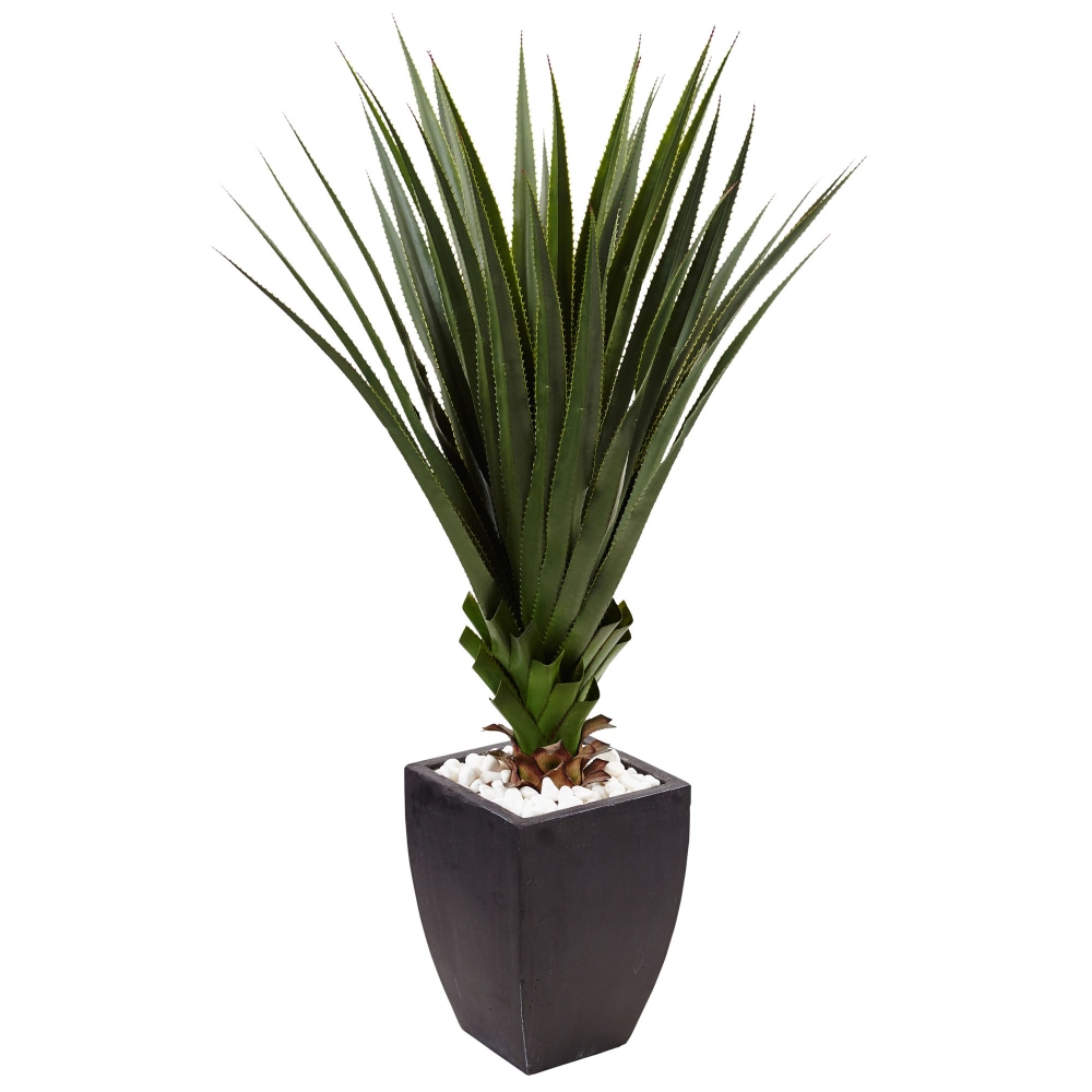 Nearly Natural 4-1/2'H Spiked Agave Artificial Plant With
