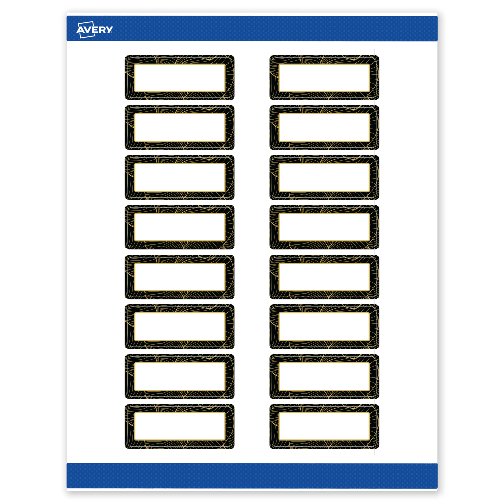 Avery® Printable Labels With Sure Feed® Technology, S00-ETF,