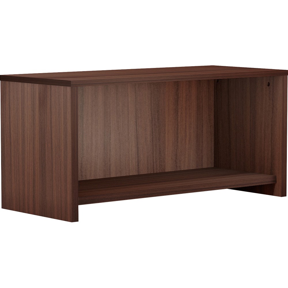 Lorell® Essentials 36"W Wall Hutch, Weathered Charcoal
