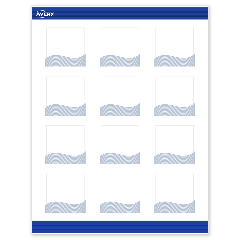 Avery® Printable Cards With Sure Feed® Technology, 2"