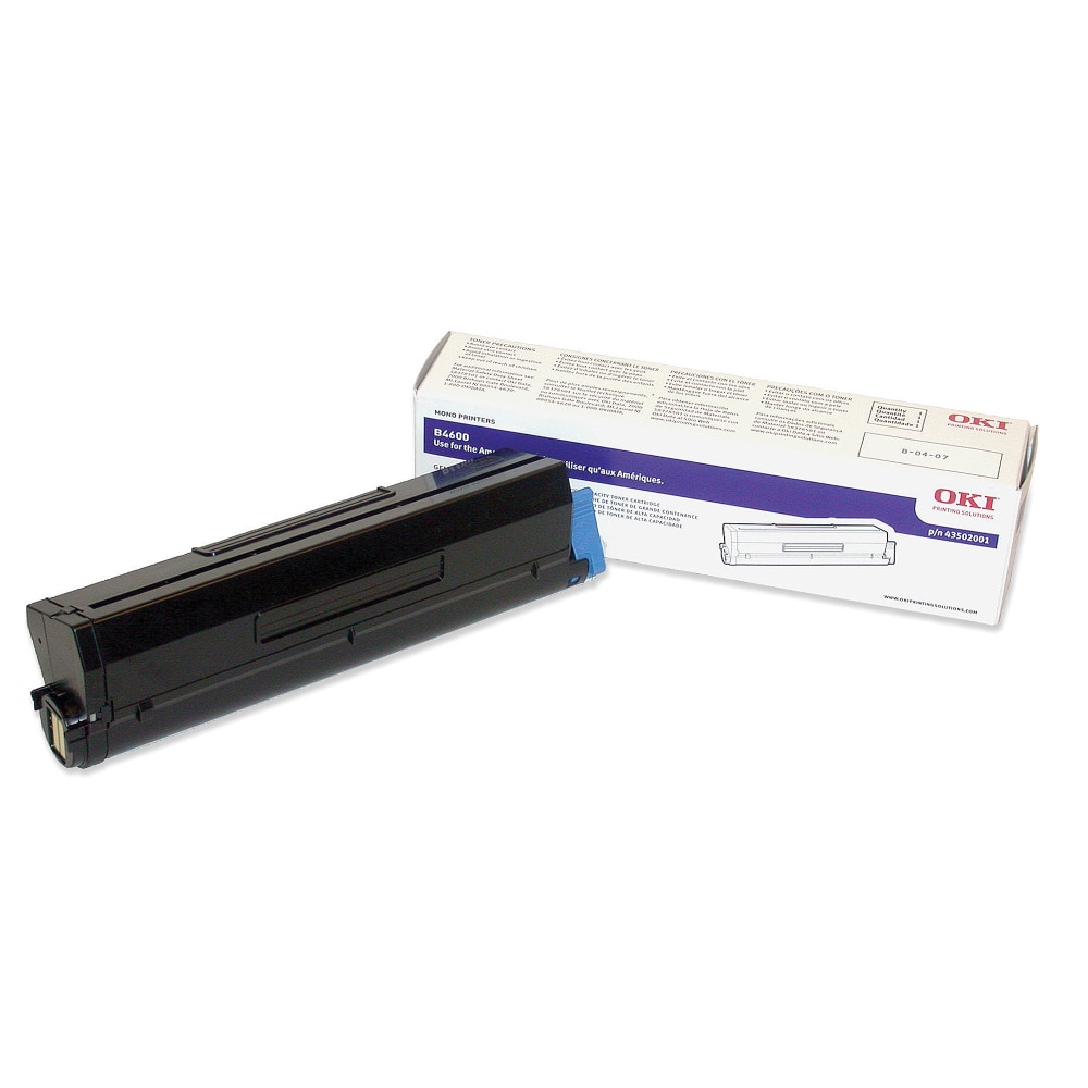 OKI® 43502001 Black High Yield Toner Cartridge