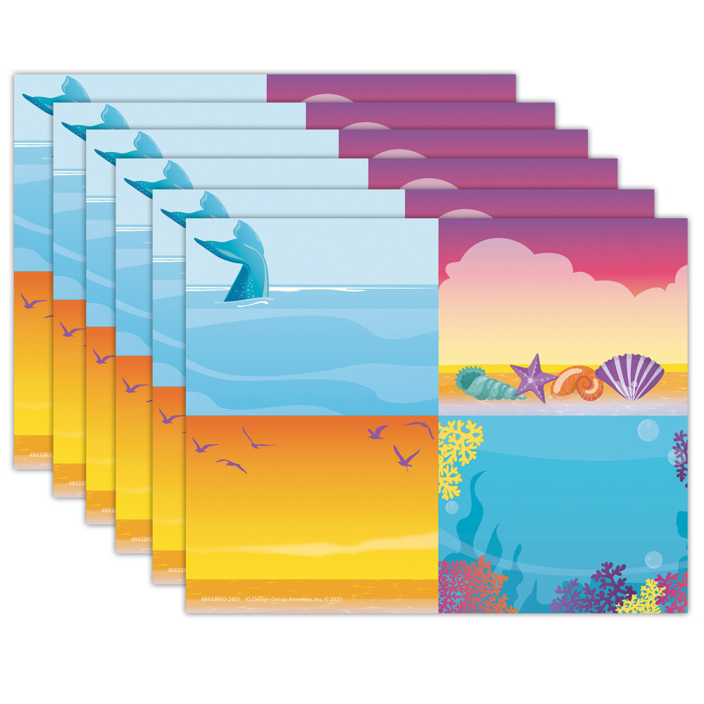 Eureka Name Tags, 2-7/8" x 2-1/4", Seas The